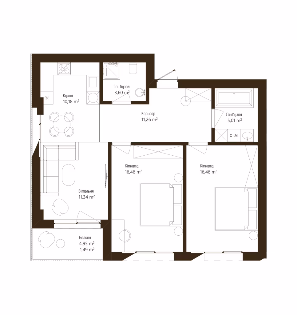 two-room-apartment-75-80-m2